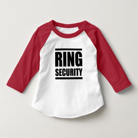カスタムリングや輪 – セキュリティの幼児シャツ トドラーTシャツ (正面)
