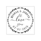 カスタムリースと脚本を愛の成長に結婚任せ ラバースタンプ (インプリント)