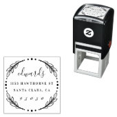 カスタムリーススモダンクリプトリース差出人住所 セルフインキングスタンプ (インサイチュ)