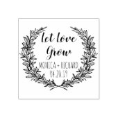 カスタムリースリーラブグローブタイポグラフィ結婚ズ ラバースタンプ (インプリント)