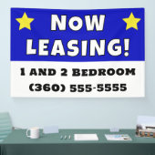 カスタムリース中 横断幕 (トレードショー)