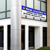 カスタムリース中 横断幕 (ビルの外側)