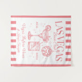 カスタムルクスラスベガスバチェロレッテバナー タペストリー (正面(横))