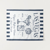 カスタムルクスラスベガスバチェロレッテバナー タペストリー (正面(横))