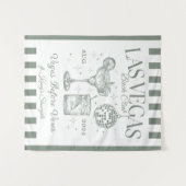 カスタムルクスラスベガスバチェロレッテバナー タペストリー (正面(横))