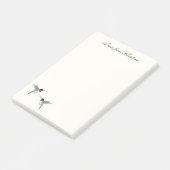 カスタムルビーの胸の蜂の巣鳥のメモ ポストイット (アングル)