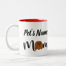 カスタムルビーカバリエキングチャールズスパニエル犬ギフト