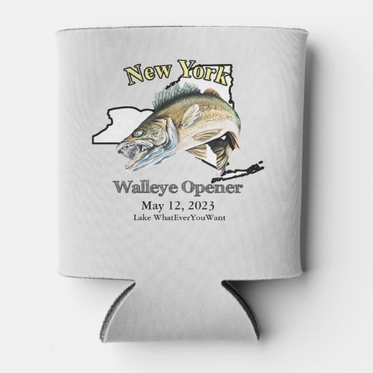 カスタムレイクアンドデイトニューヨークワレイェオープナー 缶クーラー (正面)