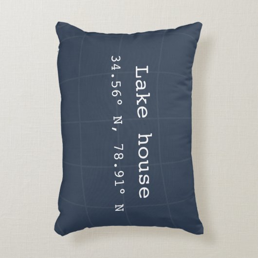 カスタムレイクハウスコーディネート装飾用クッション アクセントクッション (正面(垂直))