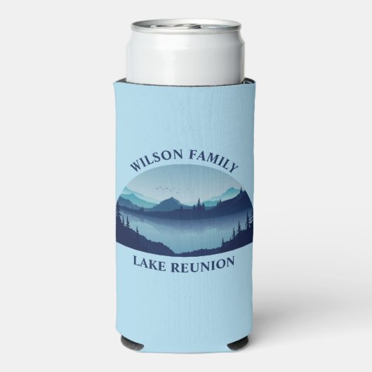 カスタムレイクハウスファミリー懇親会サマーバケーション スリム缶クーラー (Seltzer裏面)
