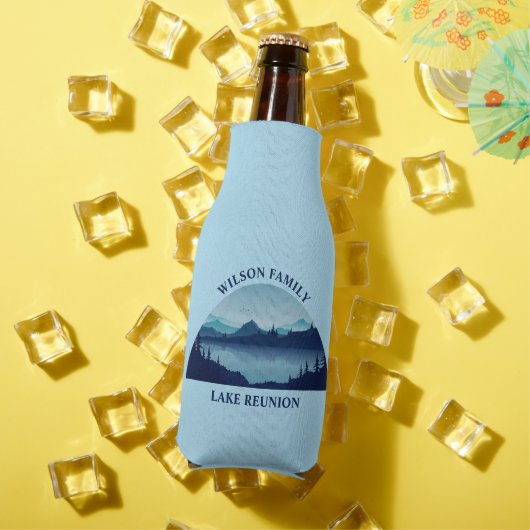 カスタムレイクハウスファミリー懇親会サマーバケーション ボトルクーラー (インサイチュ 夏)