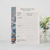 カスタムレイクハウスレシピページ (スタンド正面)