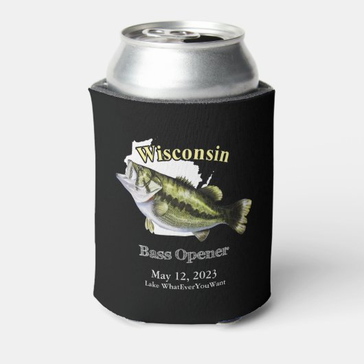 カスタムレイク/デイトウィスコンシンバスオープナーダーク 缶クーラー (缶裏面)