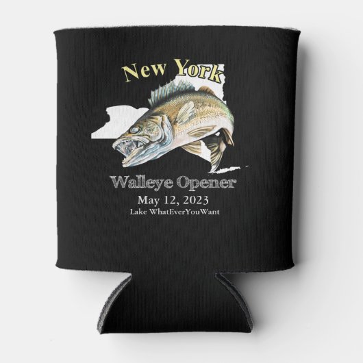 カスタムレイク&デイトニューヨークワレー透かし缶 缶クーラー (正面)