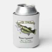 カスタムレイク/デイトノースダコタバスオープナーライト 缶クーラー (缶正面)