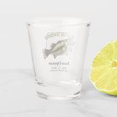 カスタムレイク/デイトノースダコタバスオープナー ショットグラス (裏面)