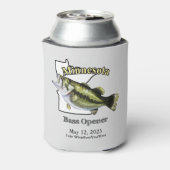 カスタムレイク/デイトミネソタバスオープナーライト 缶クーラー (缶裏面)