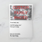 カスタムレインボークリスマス シーズンカード (内部)