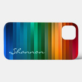 カスタムレインボーストライプリボン堅牢iPhone 6ケース Case-Mate iPhoneケース (裏面 (横))