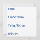 カスタムレインボースポット 招待状 (裏面)