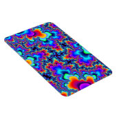 カスタムレインボーフラクタルフォトマグネット マグネット (右側)