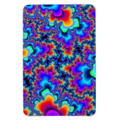 カスタムレインボーフラクタルフォトマグネット マグネット (縦)