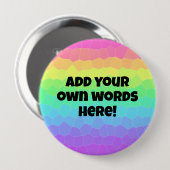 カスタムレインボーボタン 缶バッジ (正面&裏面)