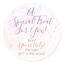 カスタムレインボー大理石のお気に入り/トリートシール