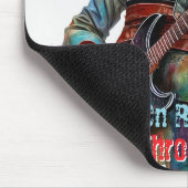 カスタムレインボー・ウォリアー・ガール・ギタリスト・アインスパイアート マウスパッド (コーナー)