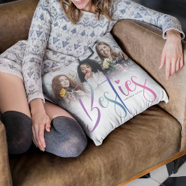カスタムレインボー・ベスティーズ、写真と文字 クッション