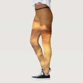 カスタムレギンスイニシャル及び金ゴールド雲 レギンス (左)