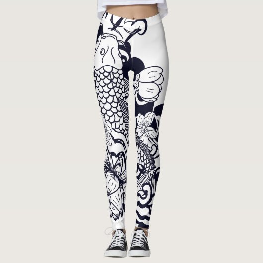 カスタムレギンス日本の魚レギンス レギンス (正面)