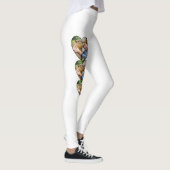 カスタムレギンス | ロマンチックなハートデザイン レギンス (右)