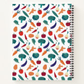 カスタムレシピお気に入りの、キッチンレシピブック ノートブック (裏面)