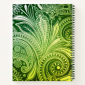 カスタムレシピノットブック – フローラ ノートブック (裏面)