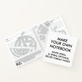 カスタムレシピノート、白いらせん ノートブック (内部)