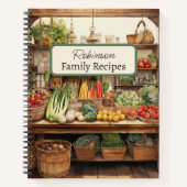 カスタムレシピ野菜農場新鮮 ノートブック (正面)