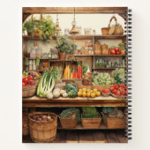 カスタムレシピ野菜農場新鮮 ノートブック (裏面)