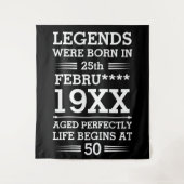 カスタムレジェンドが生まれた日月年時代 タペストリー (正面)