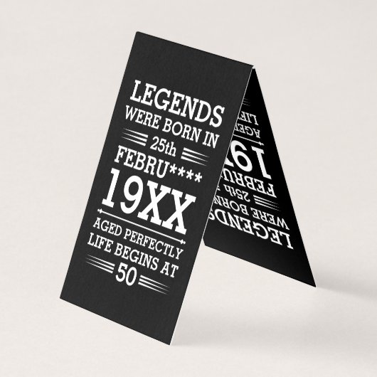 カスタムレジェン生まれトが日付月年の年齢にあった (裏面)