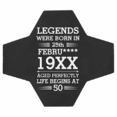 カスタムレジェン生まれトが日付月年の年齢にあった サッカーボール (フラット)