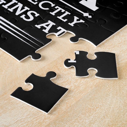 カスタムレジェン生まれトが日付月年の年齢にあった ジグソーパズル (側面)