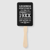 カスタムレジェン生まれトが日付月年の年齢にあった ハンドファン (正面)