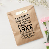 カスタムレジェン生まれトが日付月年の年齢にあった フェイバーバッグ (封をした状態)