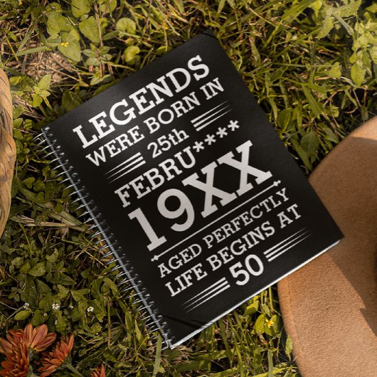 カスタムレジェン生まれトが日付月年の年齢にあった プランナー手帳