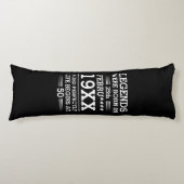 カスタムレジェン生まれトが日付月年の年齢にあった ボディピロー (正面)