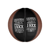 カスタムレジェン生まれトが日付月年の年齢にあった ミニバスケットボール (縦)