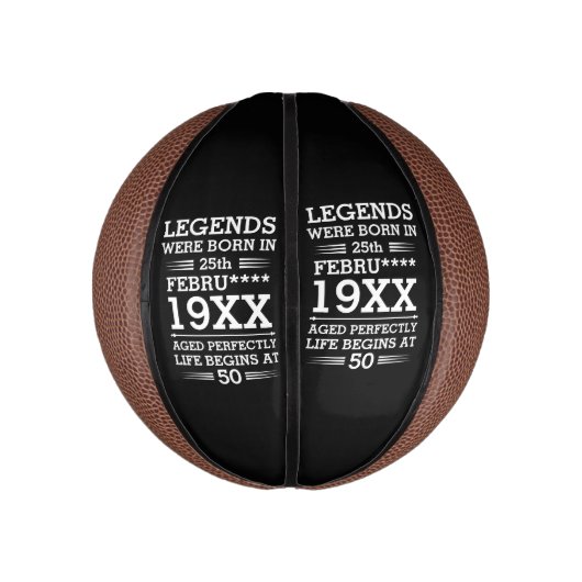 カスタムレジェン生まれトが日付月年の年齢にあった ミニバスケットボール (縦)