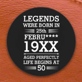 カスタムレジェン生まれトが日付月年の年齢にあった ラベル