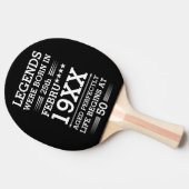 カスタムレジェン生まれトが日付月年の年齢にあった 卓球ラケット (横)